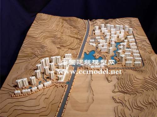 烟台山水龙城木质方案模型