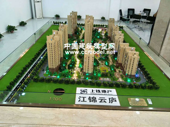 江锦云庐建筑模型
